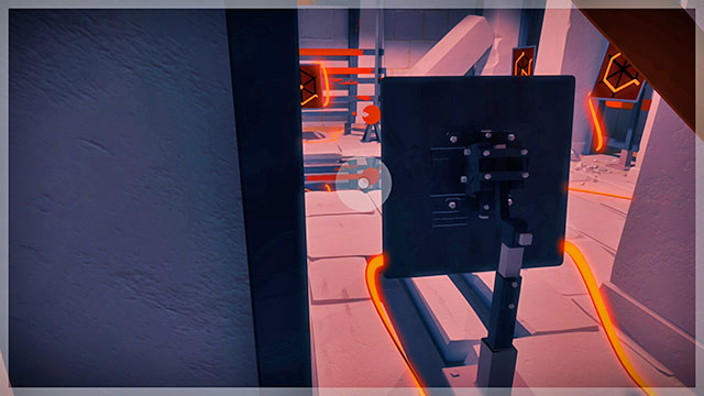 To solve the next one, walk back and stand behind the panel - Collectibles | Temple of the Sun in The Witness - Temple of the Sun - The Witness Game Guide & Walkthrough