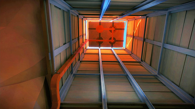 The last puzzle in the building is under the elevator - Collectibles | Temple of the Sun in The Witness - Temple of the Sun - The Witness Game Guide & Walkthrough