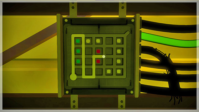 The puzzle in the elevator has six possible solutions - Walkthrough | Greenhouse in The Witness - Greenhouse - The Witness Game Guide & Walkthrough