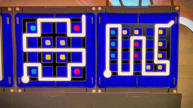 Greenhouse, second set of puzzles, the next two - Puzzle solutions | Greenhouse in The Witness - Greenhouse - The Witness Game Guide & Walkthrough