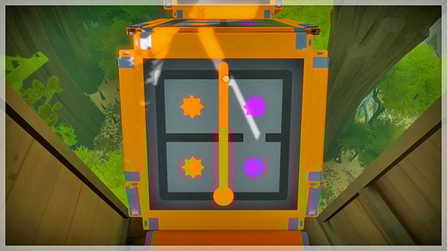 Sixth bridge, first puzzle - Puzzle solutions - orange 2 | Tree house in The Witness - Tree house - The Witness Game Guide & Walkthrough