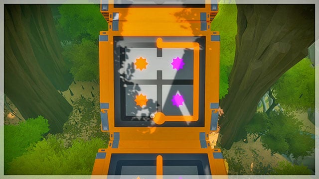 Sixth bridge, second puzzle - Puzzle solutions - orange 2 | Tree house in The Witness - Tree house - The Witness Game Guide & Walkthrough