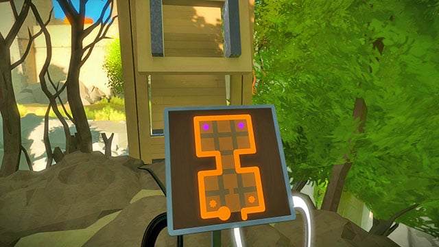 The puzzle for the shortcut - Puzzle solutions - orange 2 | Tree house in The Witness - Tree house - The Witness Game Guide & Walkthrough