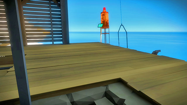 While climbing up, note the panel on the left - Walkthrough | Quarry in The Witness - Quarry - The Witness Game Guide & Walkthrough