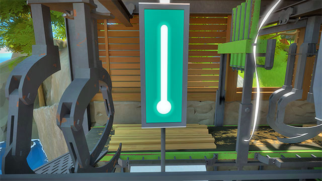 Before you start the next puzzle, use the panel to raise the blockade - Walkthrough | Quarry in The Witness - Quarry - The Witness Game Guide & Walkthrough