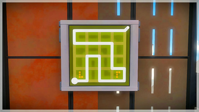 Quarry entrance, the second puzzle - Puzzle solutions | Quarry in The Witness - Quarry - The Witness Game Guide & Walkthrough