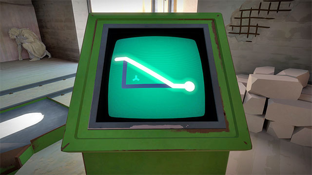 The first building, the control panel for the first platform - Puzzle solutions | Quarry in The Witness - Quarry - The Witness Game Guide & Walkthrough