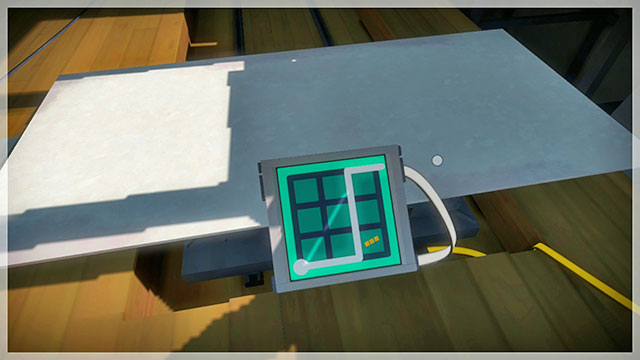 The second building, panel that controls the elevation of the platform - Puzzle solutions | Quarry in The Witness - Quarry - The Witness Game Guide & Walkthrough