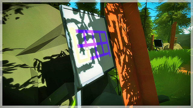 Violet panels are a bit more difficult - Walkthrough | Forest in The Witness - Forest - The Witness Game Guide & Walkthrough
