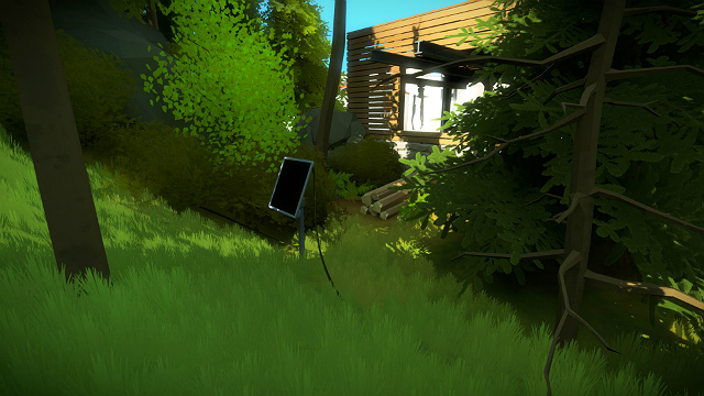 You will get to a board with a puzzle - Collectibles | Forest in The Witness - Forest - The Witness Game Guide & Walkthrough