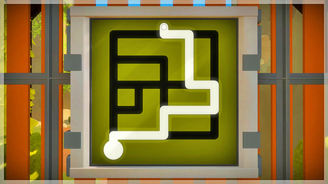 The Keep, the first set of labyrinths, fourth panel - Puzzle solutions | Keep in The Witness - Keep - The Witness Game Guide & Walkthrough