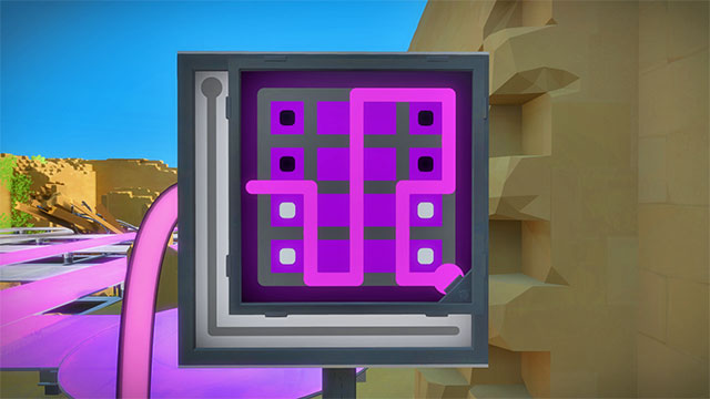 The Keep, the second set of labyrinths, second panel - Puzzle solutions | Keep in The Witness - Keep - The Witness Game Guide & Walkthrough
