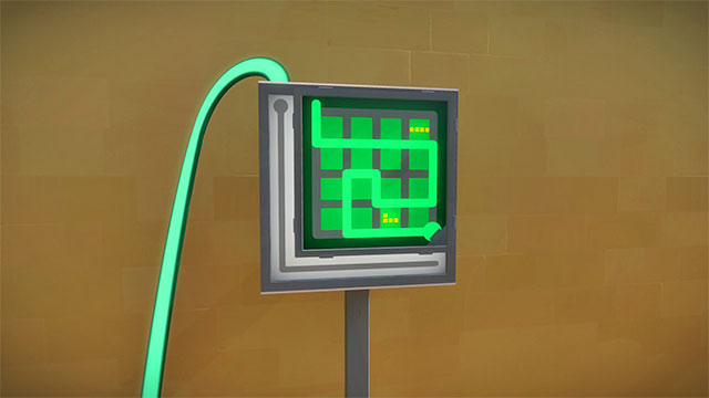 The Keep, the second set of labyrinths, third panel - Puzzle solutions | Keep in The Witness - Keep - The Witness Game Guide & Walkthrough