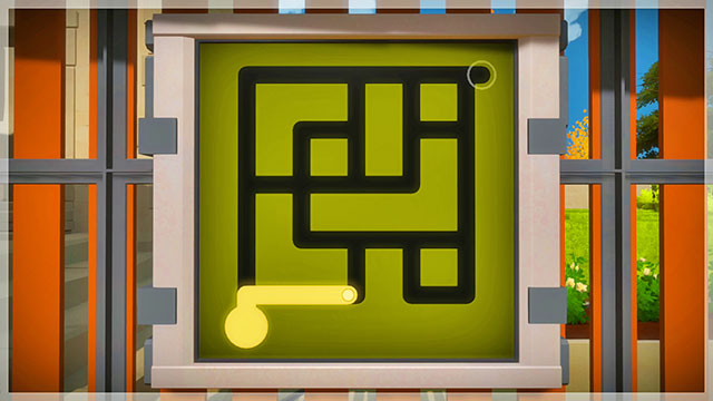 The first set, the one closer to the entrance, requires you to complete four labyrinths and to use panels at the end - Walkthrough | Keep in The Witness - Keep - The Witness Game Guide & Walkthrough