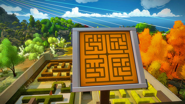 After you solve either of the two sets, climb to the top of the tower in the center - Walkthrough | Keep in The Witness - Keep - The Witness Game Guide & Walkthrough