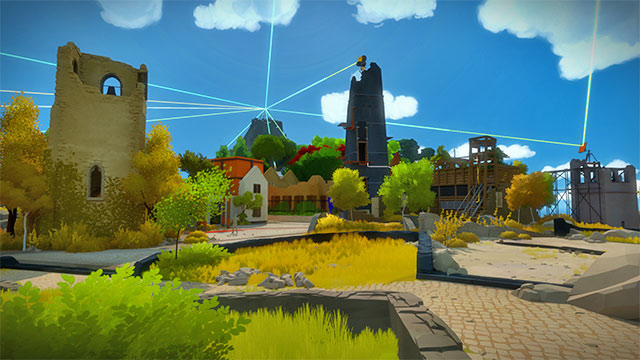 This location is in the very center of the isle, Southwards of logging, Westwards of Monastery and East of Orchard - Walkthrough | The Town in The Witness - The Town - The Witness Game Guide & Walkthrough