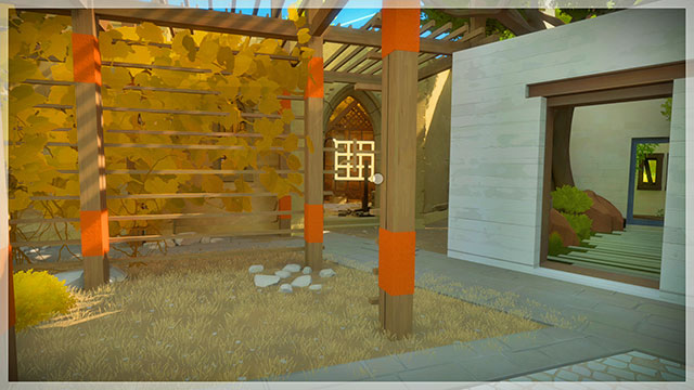 Arrangement of the planks hints you on the solution - Walkthrough | The Town in The Witness - The Town - The Witness Game Guide & Walkthrough