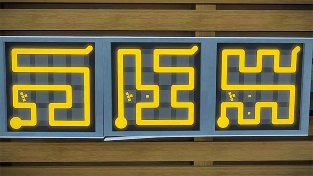 The first set, the first three - Puzzle solutions | The Town in The Witness - The Town - The Witness Game Guide & Walkthrough