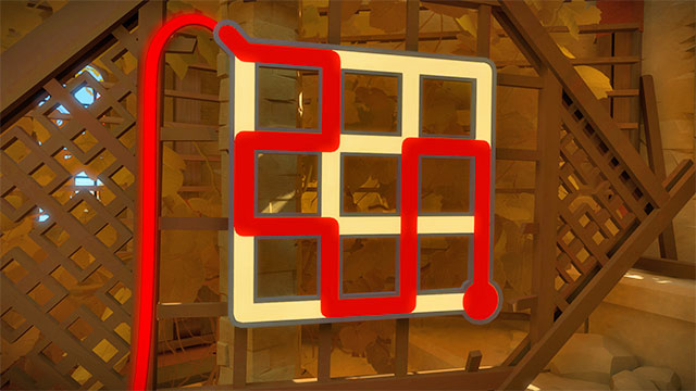 Perspective-based puzzle - Puzzle solutions | The Town in The Witness - The Town - The Witness Game Guide & Walkthrough