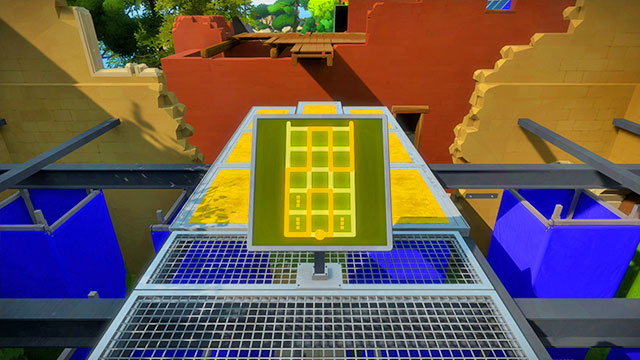 Puzzle to extend the platform - Puzzle solutions | The Town in The Witness - The Town - The Witness Game Guide & Walkthrough