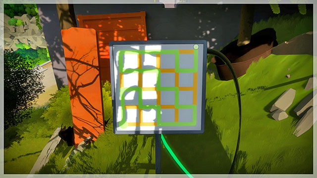 The third set, the second one - Puzzle solutions | The Town in The Witness - The Town - The Witness Game Guide & Walkthrough