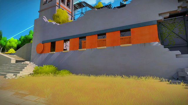 In the town, there also is an arrow puzzle - Puzzle solutions | The Town in The Witness - The Town - The Witness Game Guide & Walkthrough