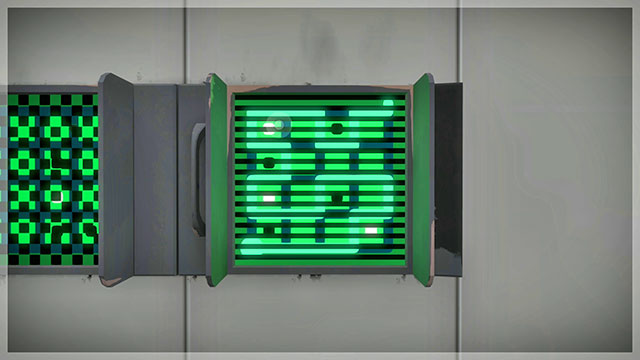 Puzzles o the right, the first one - Puzzle solutions 1 | Mountain in The Witness - Mountain - The Witness Game Guide & Walkthrough