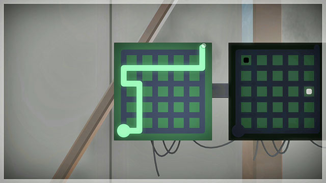 Level two, the second set of puzzles, the first one - Puzzle solutions 2 | Mountain in The Witness - Mountain - The Witness Game Guide & Walkthrough