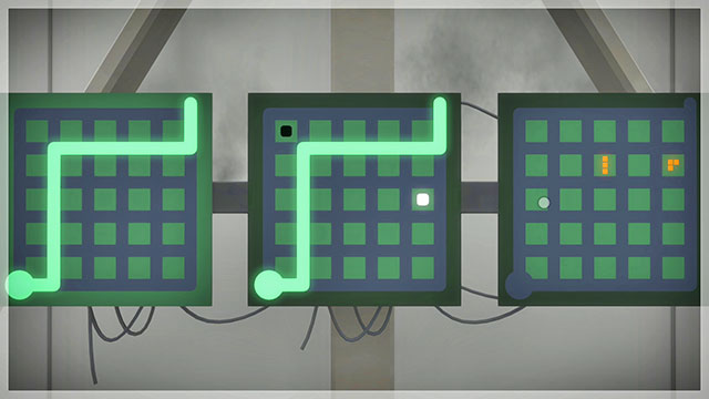 Level two, the second set of puzzles, the second one - Puzzle solutions 2 | Mountain in The Witness - Mountain - The Witness Game Guide & Walkthrough