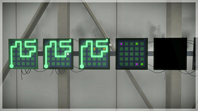 Level two, the second set of puzzles, the third one - Puzzle solutions 2 | Mountain in The Witness - Mountain - The Witness Game Guide & Walkthrough