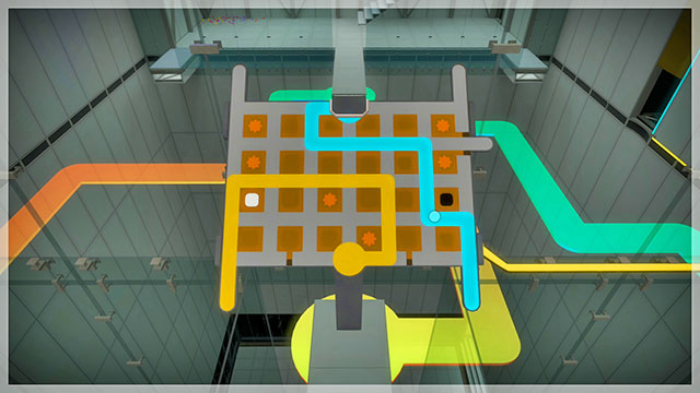 Level two, second control panel, second setting - Puzzle solutions 2 | Mountain in The Witness - Mountain - The Witness Game Guide & Walkthrough