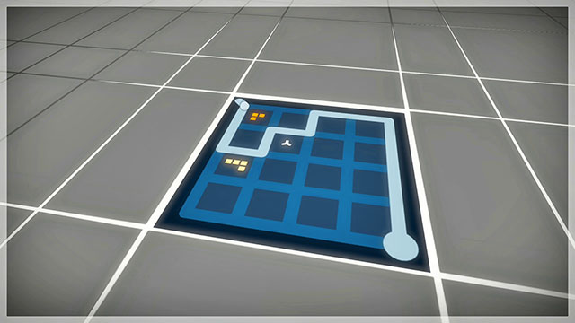 Third level, third puzzle - Puzzle solutions 2 | Mountain in The Witness - Mountain - The Witness Game Guide & Walkthrough