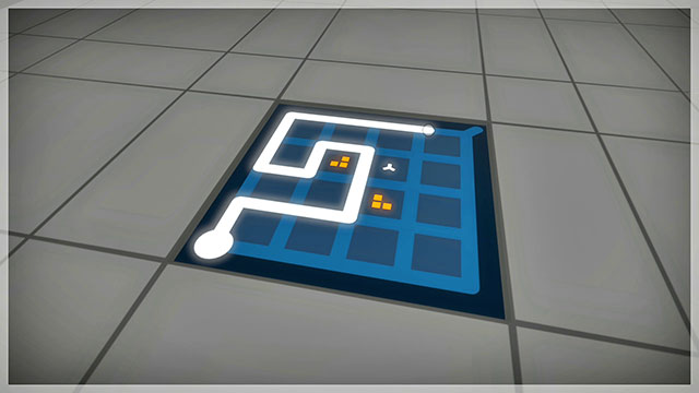 Third level, fourth puzzle - Puzzle solutions 2 | Mountain in The Witness - Mountain - The Witness Game Guide & Walkthrough