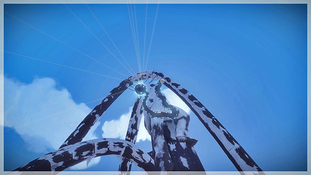 To see the third path, turn in the way that makes the starting point go black - Collectibles | Mountain in The Witness - Mountain - The Witness Game Guide & Walkthrough