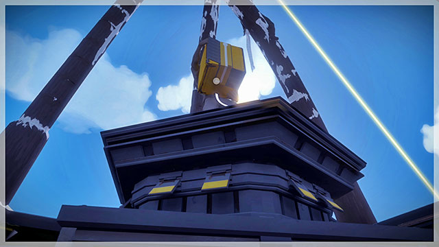 After you have started the eleven lasers, and opened the entrance into the mountain, stand on the stairs - Challenge | Additional collectibles in The Witness - Additional collectibles - The Witness Game Guide & Walkthrough