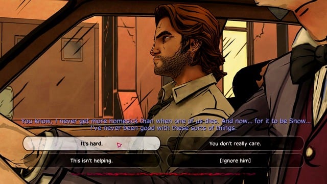 Bigby with Crane - The Wolf Among Us: Grief - The Wolf Among Us: Episode 2 Smoke and Mirrors - The Wolf Among Us Game Guide