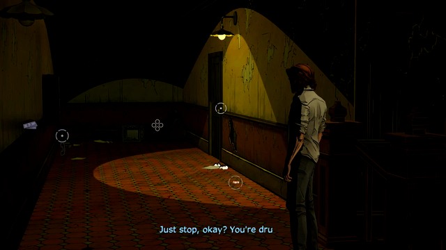 There are some unsettling noises coming from that apartment - The Wolf Among Us: Disturbance - The Wolf Among Us: Episode 1 Faith - The Wolf Among Us Game Guide