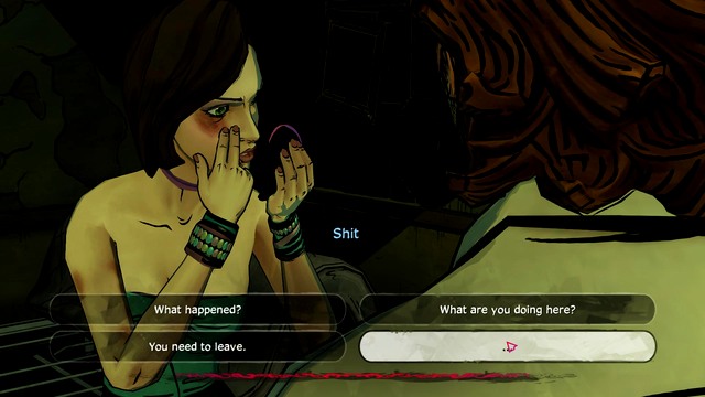 A conversation with the woman - The Wolf Among Us: Disturbance - The Wolf Among Us: Episode 1 Faith - The Wolf Among Us Game Guide
