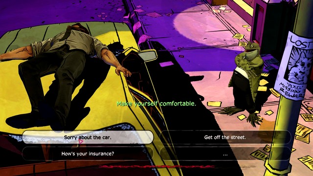 There is a doze of humor in the game - The Wolf Among Us: Disturbance - The Wolf Among Us: Episode 1 Faith - The Wolf Among Us Game Guide