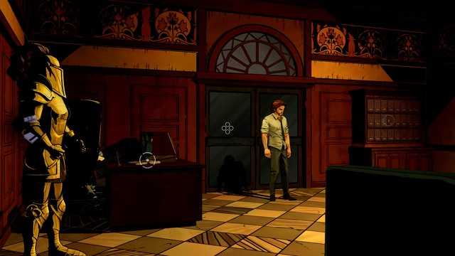 The main hall of Woodlands building - The Wolf Among Us: The Woodlands - The Wolf Among Us: Episode 1 Faith - The Wolf Among Us Game Guide