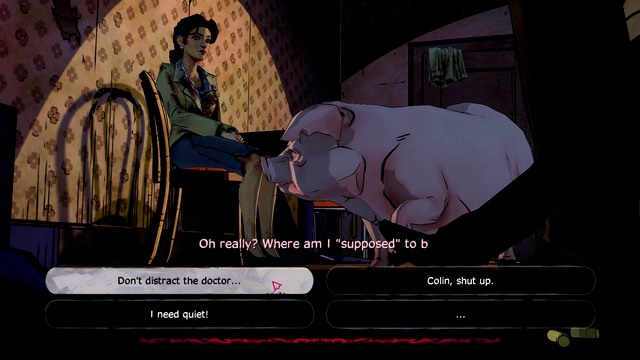Colin sticks his oar in the conversation - The Wolf Among Us: House Call - The Wolf Among Us: Episode 4 In Sheeps Clothing - The Wolf Among Us Game Guide