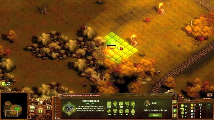 Quarry is the key here - thanks to it you will be able to recruit new combat units. - Mission 01 - The Hidden Valley | They Are Billions Walkthrough - The New Empire campaign - They Are Billions Guide