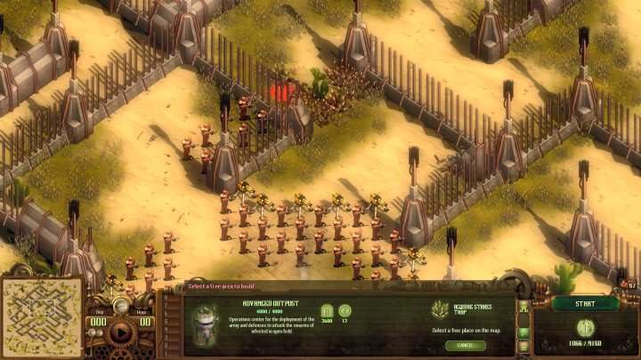 Set up units to block all paths. Use Stake Traps to slow down enemies. - Infected Swarm #6 | They Are Billions campaign walkthrough - The New Empire campaign - They Are Billions Guide