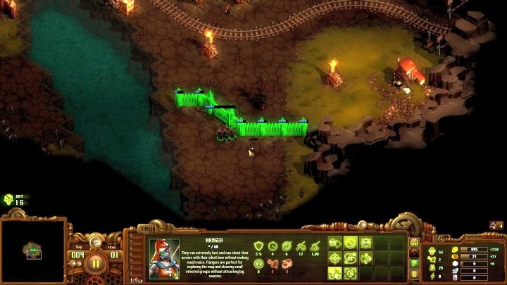 Try to build simple fortifications near each of the paths during the early stages of the mission - this will stop the enemies. - Mission 08 - The Narrow Pass | They Are Billions campaign walkthrough - The New Empire campaign - They Are Billions Guide