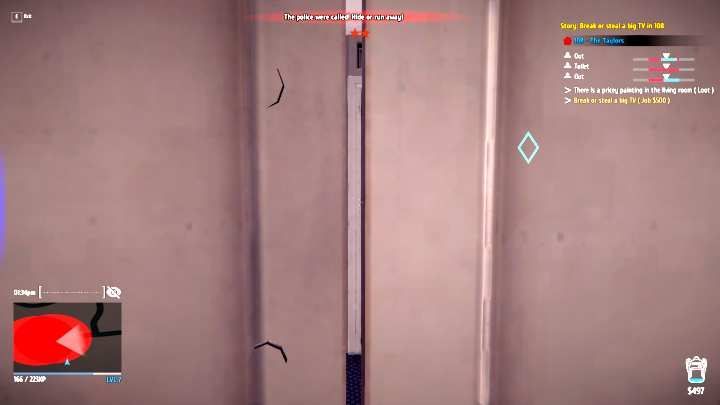 If the job goes bad, hide in the dumpster to avoid getting caught! - How to steal without getting caught in Thief Simulator? - Thief advice - Thief Simulator Guide