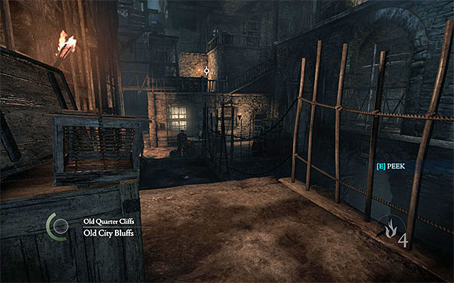 Unfortunately, path leading to the courtyard is well protected. - Get through the Old City - description - Chapter 8: The Dawns Light - Thief - Game Guide and Walkthrough