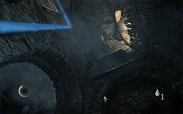 You can get onto the higher level with the Rope Arrow - Get through the Old City - description - Chapter 8: The Dawns Light - Thief - Game Guide and Walkthrough