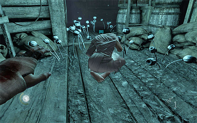 Interaction icon appears only when you didnt frighten Erin - Get close to Erin - Chapter 8: The Dawns Light - Thief - Game Guide and Walkthrough