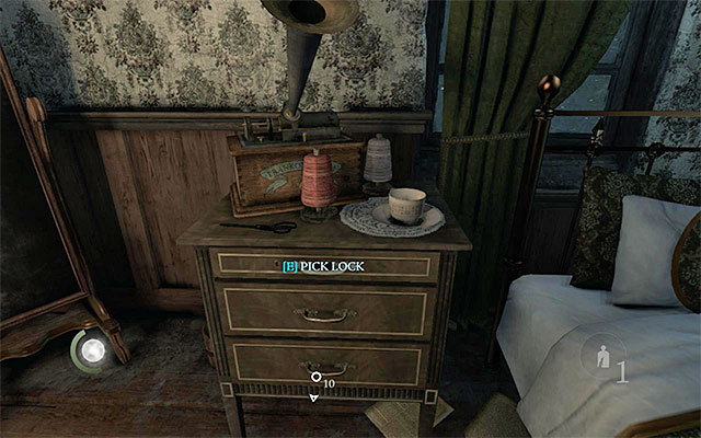 The collectible is in the bedside cabinet - Whiteridges Duty - Collectibles - Thief - Game Guide and Walkthrough