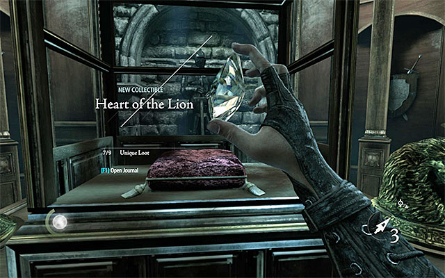 The crystal is a reward for finding the secret chamber and solving the puzzle - Unique Loot - Collectibles - Thief - Game Guide and Walkthrough